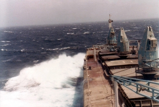 Rough seas